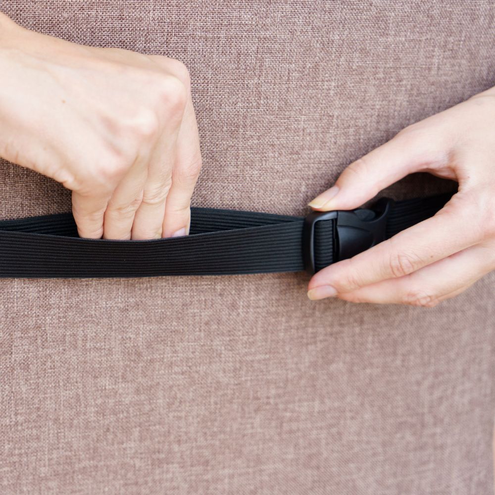 Din Holdning - Korsryggputen har en justerbar stropp